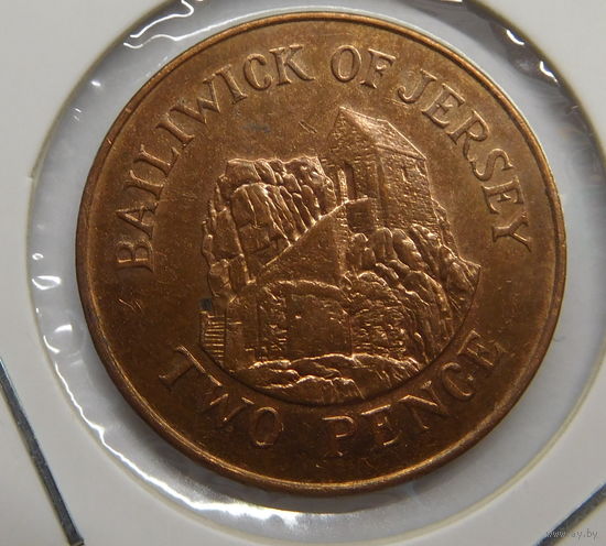 Джерси 2 пенса 2005 г