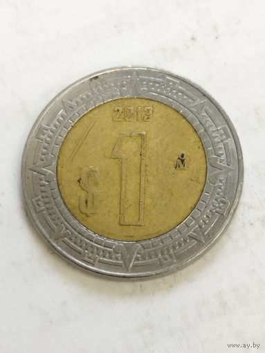 Мексика 1 песо 2013