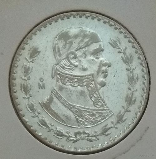 Мексика 1 песо 1967 г. В холдере
