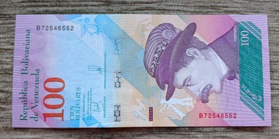 Werty71 Венесуэла 100 боливаров 2018 UNC банкнота