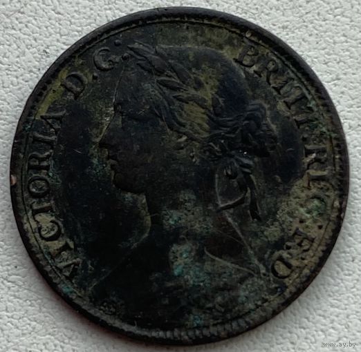 Великобритания 1 фартинг 1860 г.