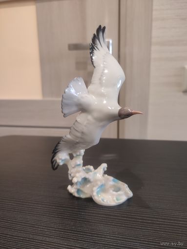 Статуэтка чайка птица hutschenreuther германия