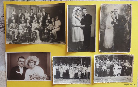 Фото "Свадьба", 1930-1950-е гг. Цена за единицу