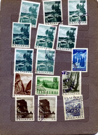 Болгария, 1957-59,  ЭКОЛОГИЯ, ФЛОРА  ЛЕСА  "СБОРКА "   15м  по 0,08р