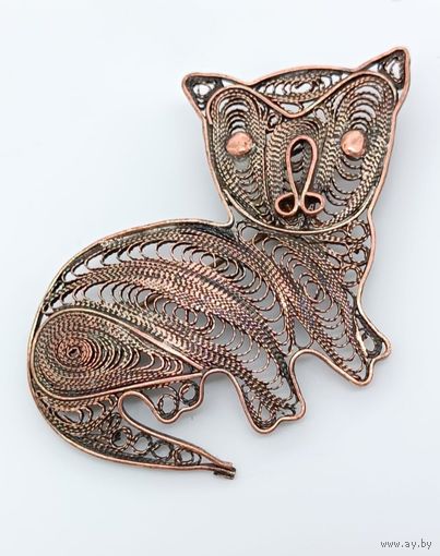 Винтажная брошь. Филигрань. Казаково.