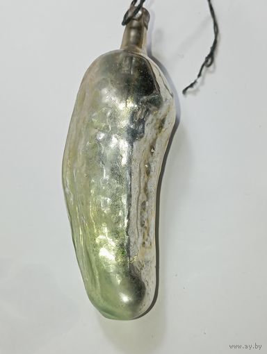 Ёлочная игрушка -  Огурец , СССР. С рубля