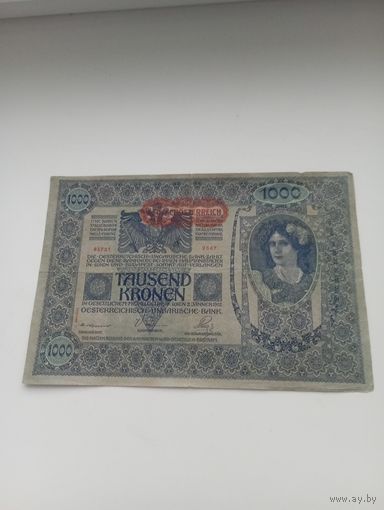 АВСТРО-ВЕНГРИЯ 1000 крон 1902 год