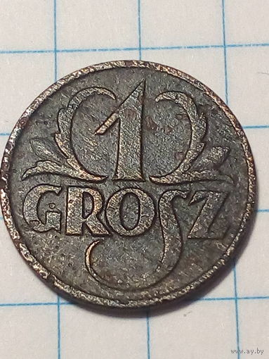 1 грош Польша 1927 год
