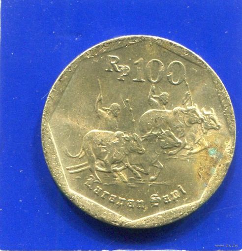 Индонезия 100 рупий 1998