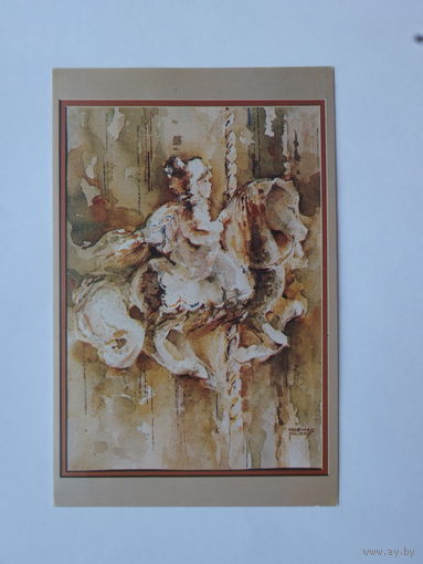 Rosemary MacBird живопись 9х14 см