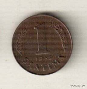 Латвия 1 сантим 1939