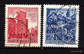 1958 Австрия. Памятники архитектуры