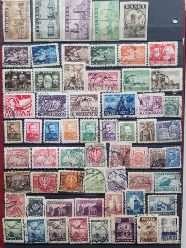 С 1 руб. Польша. Хорошая подборка старой Польши. 304 шт разных