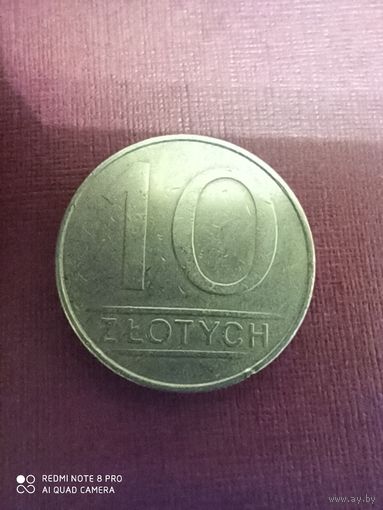 10 злотых 1988, Польша