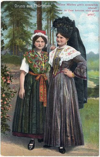 Германия, старая почт. карточка