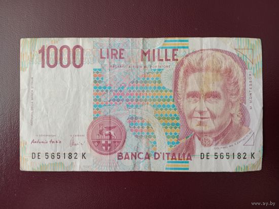 Италия 1000 лир 1995