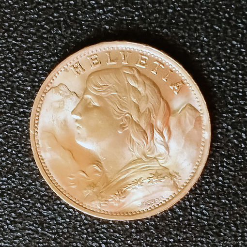 20 франков 1947 года. Швейцария. UNC.