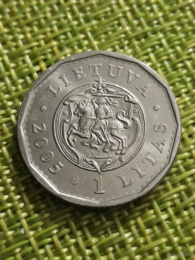 Литва 1 лит 2005 г