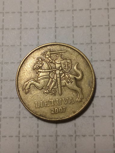 20 центов Литва 2007 год