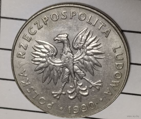 Польша 20 злотых 1990