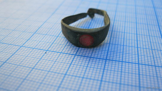 Перстень старинный. Бронза, литье.