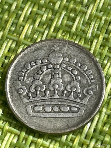 Швеция 10 оре 1955 г ( Густав VI Адольф. Серебро )