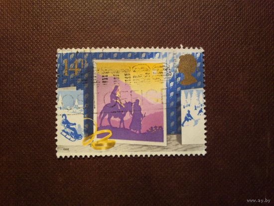 Великобритания 1988 г.Рождество./5а/