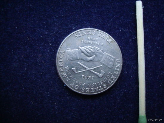 Монета 5 центов, 2004 г, США, памятная.