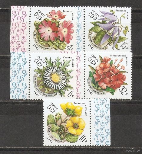 ФФ1 СССР 1981 Цветы