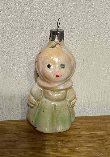Ёлочная игрушка СССР!!! ВНУЧКА!!! РЕДКИЙ ОКРАС !!! С РУБЛЯ!!!