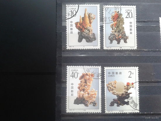 Китай, 1992. Скульптуры их цинтянского камня, полная серия