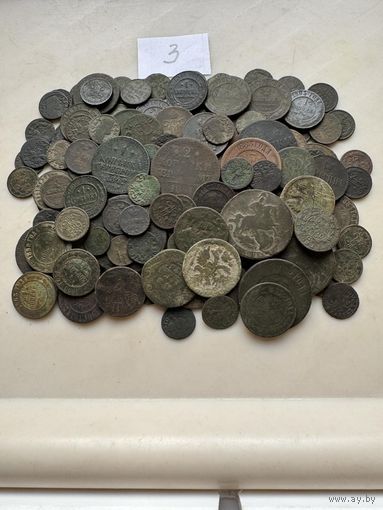 Монеты медные РИ 145 штук.