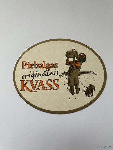 Подставка под пиво Alus daritava "Piebalga" /Латвия/ No 2