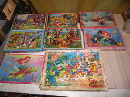 Картины Puzzle (Пазлы) разные.С рубля.