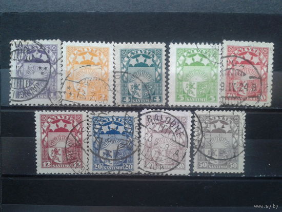 Латвия, 1923/1925. Стандарт. Герб