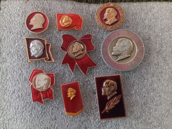 Значки Ленин