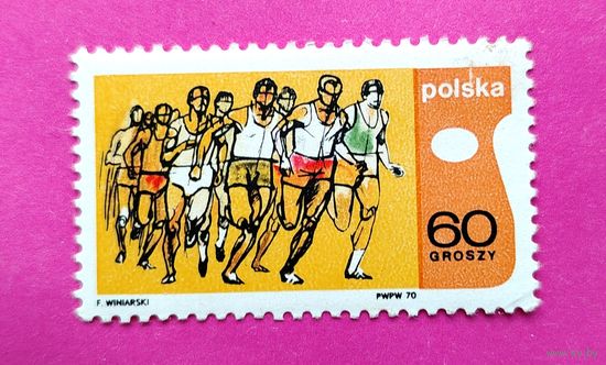 Польша. Спорт. ( 1 марка ) 1970 года. 3-11.