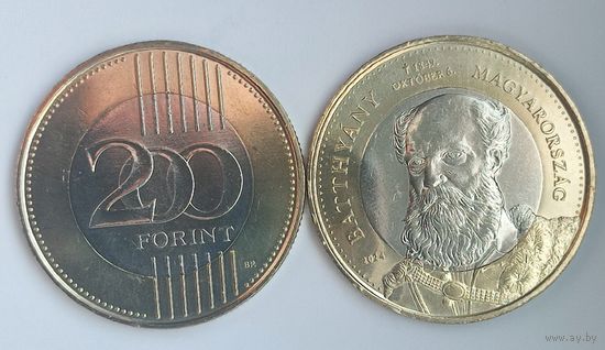 Венгрия 200 форинтов 2024 г. 175 лет со дня смерти Лайоша Баттьяни