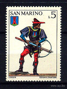 1973 Сан-Марино. Униформа и герб