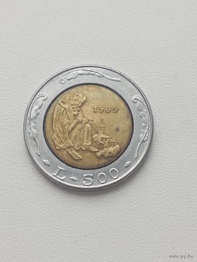 САН-МАРИНО 500 лир 1989 год