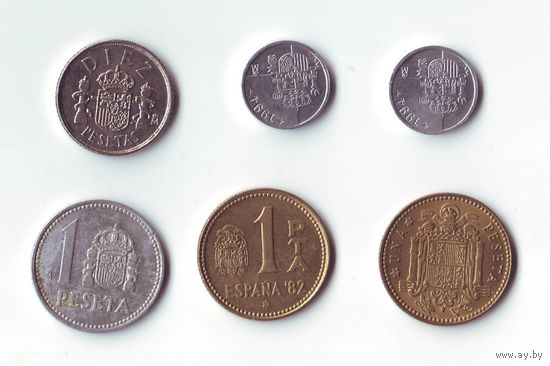Монеты Испании.