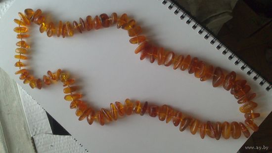 Бусы.Янтарь.67см