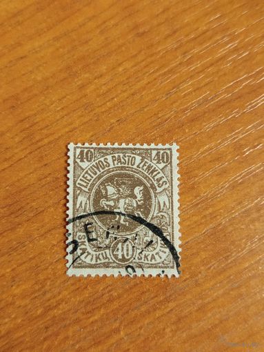 1919 Литва Мих 54 герб Погоня (3-1)
