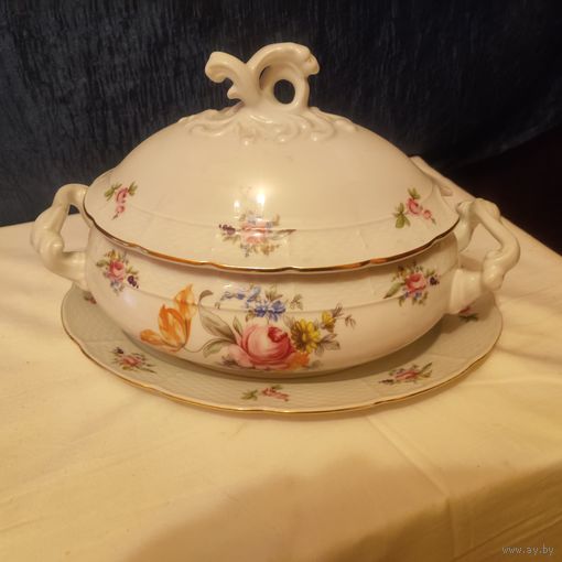 Супница на подставке Чехословакия