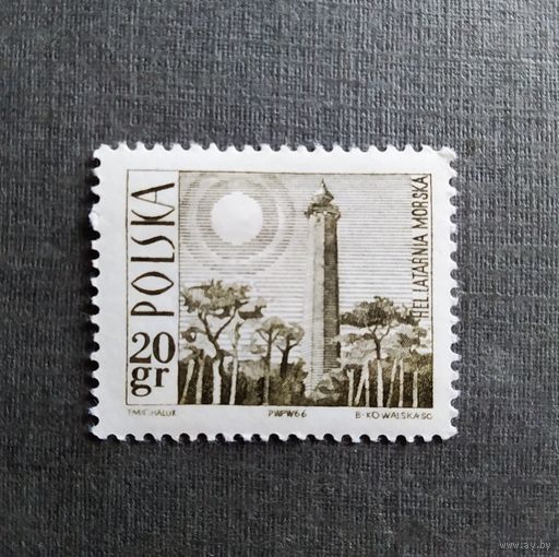 Марка Польша 1966 год Туризм