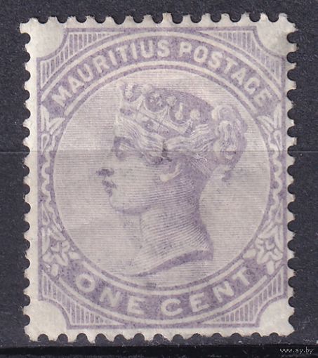 24.BrKM. Великобритания. Колонии. Маврикий. Виктория. Стандарт. 1C. 1893 г. Mi.#80.
