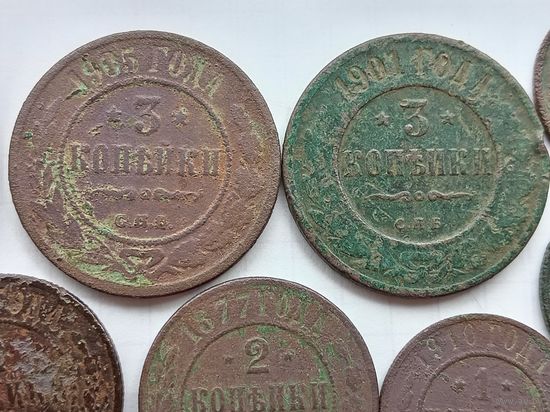 Монета медная, сборный лот