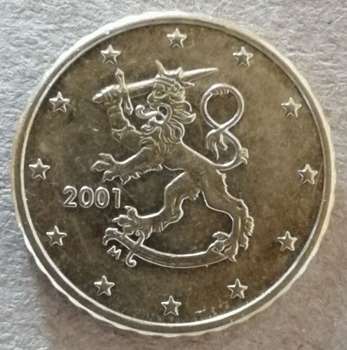 Финляндия 10 евроцентов 2001 год, KM# 101