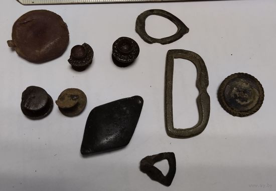 Разное, с рубля, пряжки, клепыши и тд