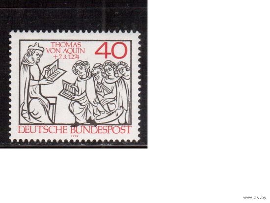 Германия(ФРГ)-1974,(Мих.795), ** , Личности, Религия